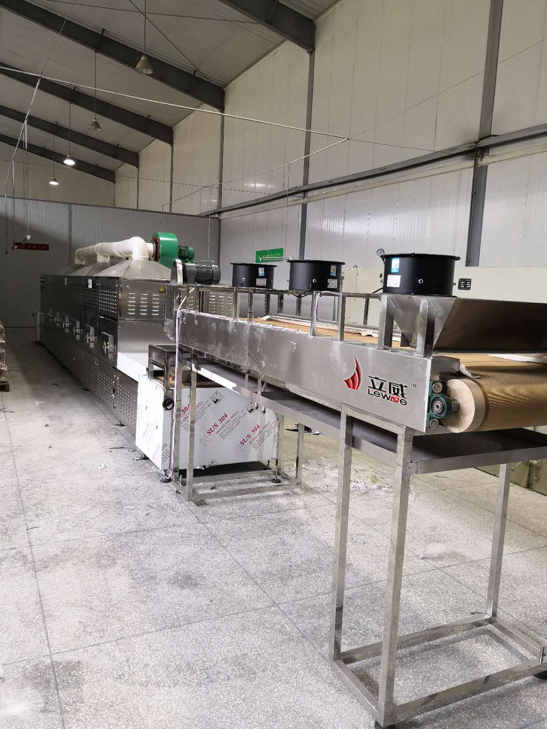 河南汝阳五谷杂粮烘干设备安装完毕(图2)